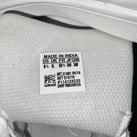 Adidas Originals Stan Smith Ortholite Trainers White Blue Skate Sneakers… - Picture 12 of 13